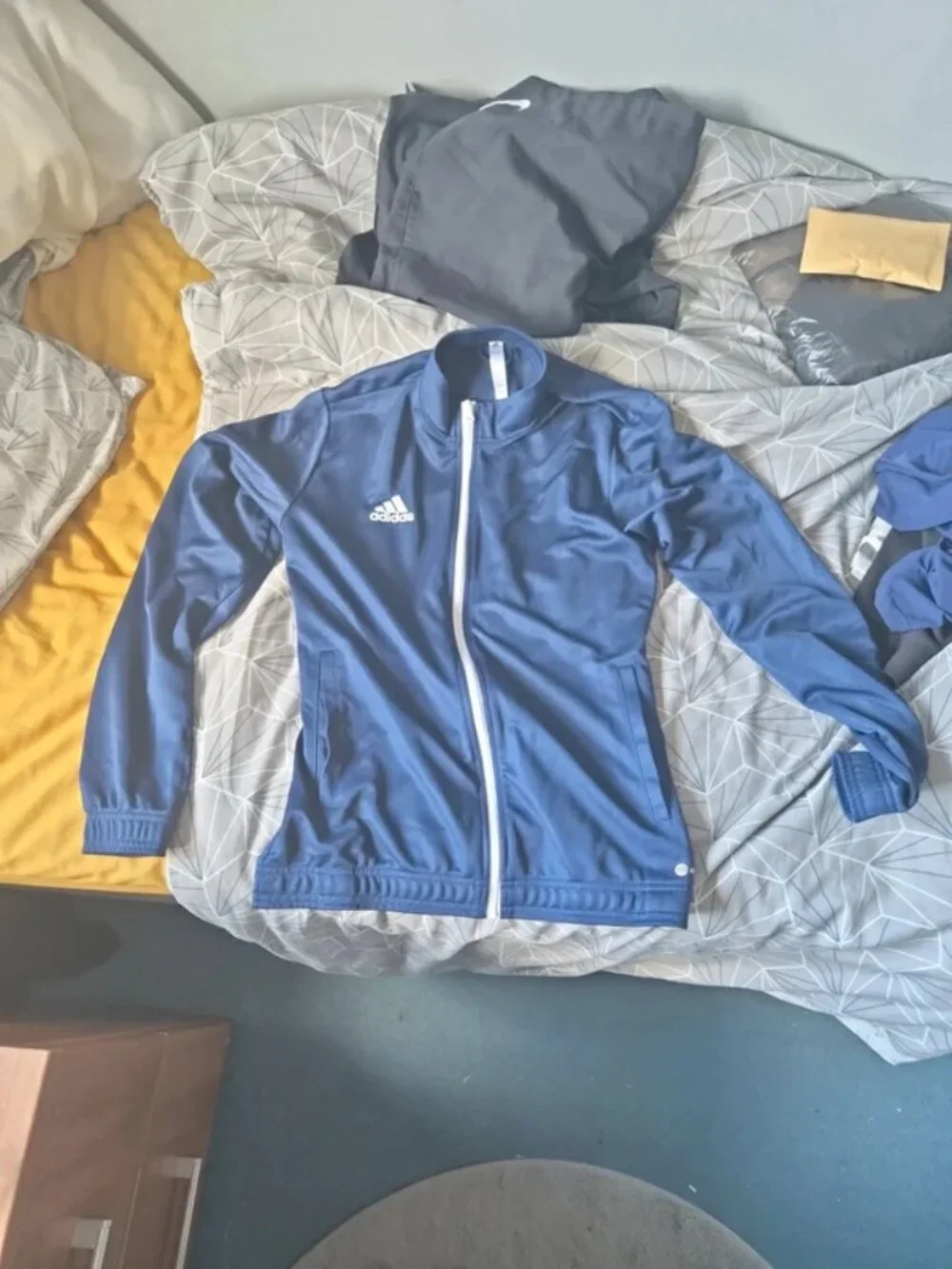 blue jacket